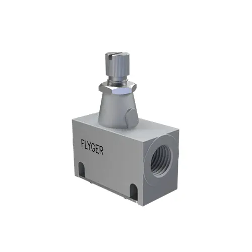 flyger-fp-o-series-uni-directional-throttle-valve FP-O Series Uni-Directional Throttle Valve - Image 1